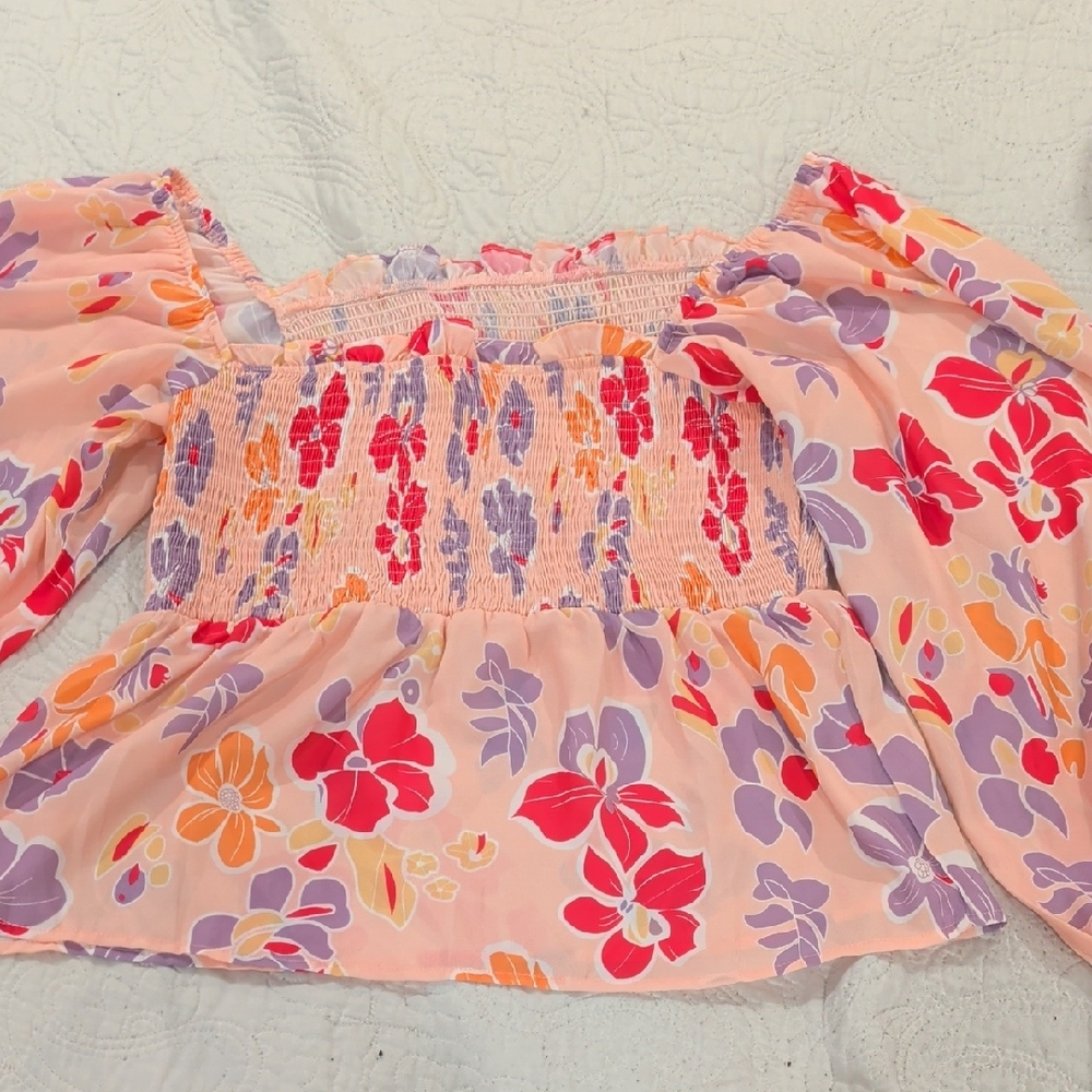 Floral Off-Shoulder Blouse
